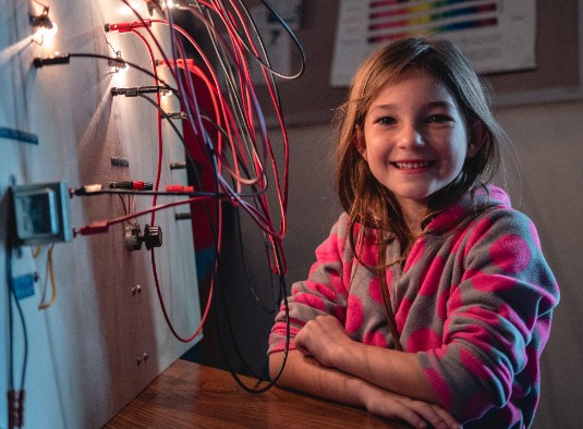 Child at Science Discovery Day